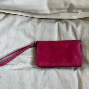 Fuschia HOBO wristlet